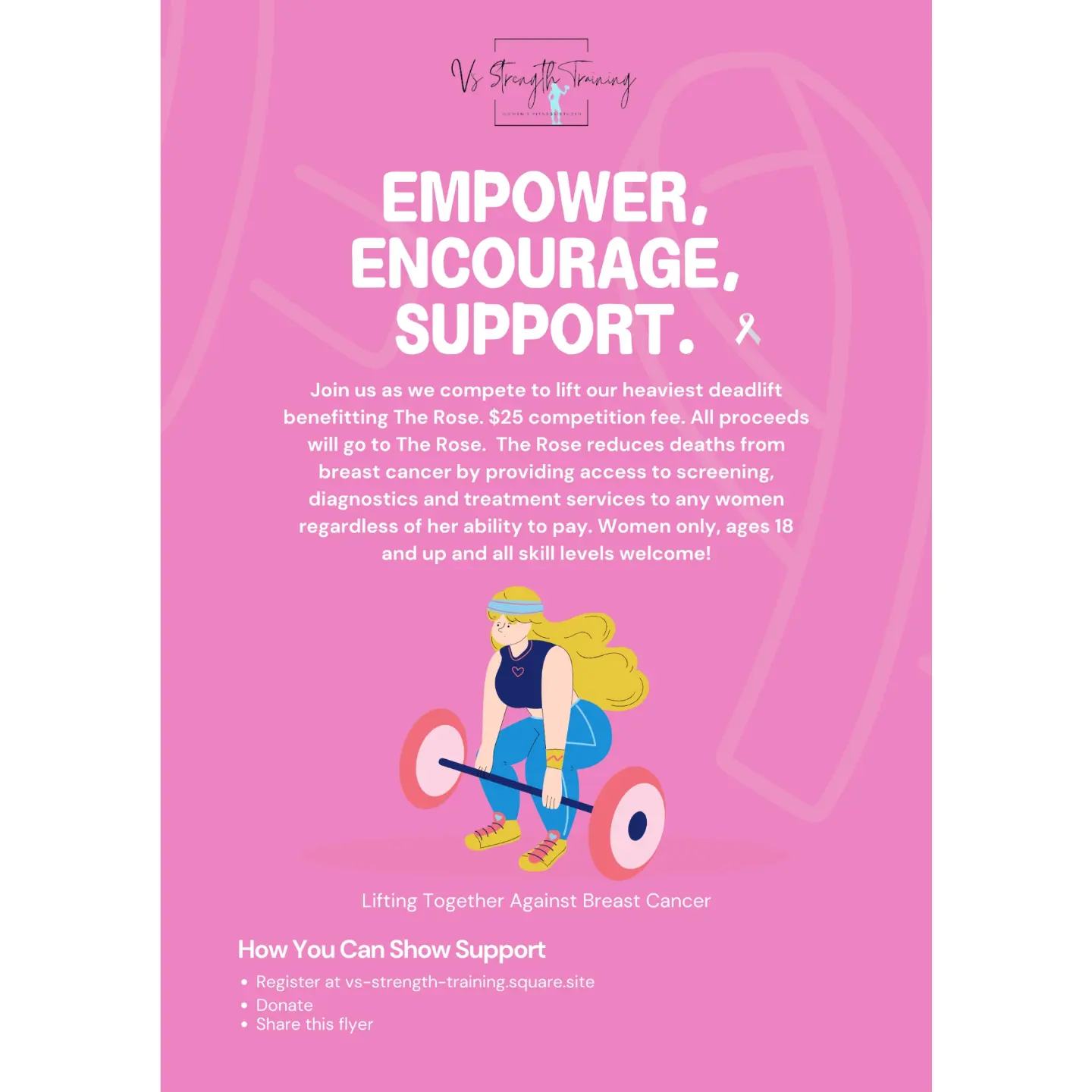 Vs training flyer